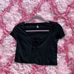 Tie front pacsun crop top